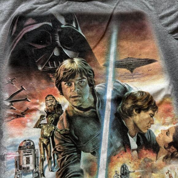 HTF Star Wars Empire Strikes Back Boys Tee ~ FITS 8! - Picture 4 of 12